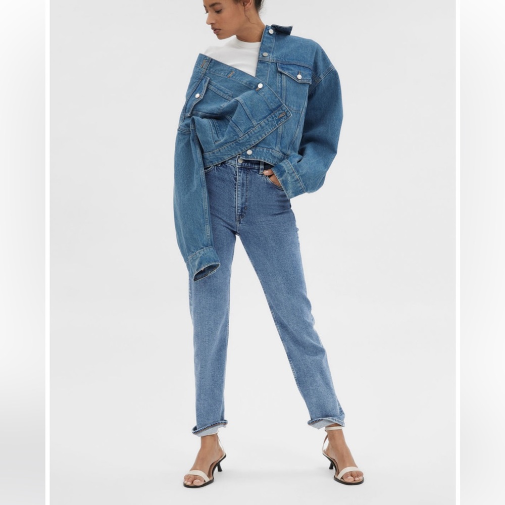 &Other Stories Slim Jeans in size 26, soft blue NWT
